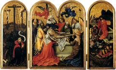 Triptych with the Entombment of Christ by Robert Campin