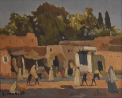 Une place à Marrakech by Louis Morère