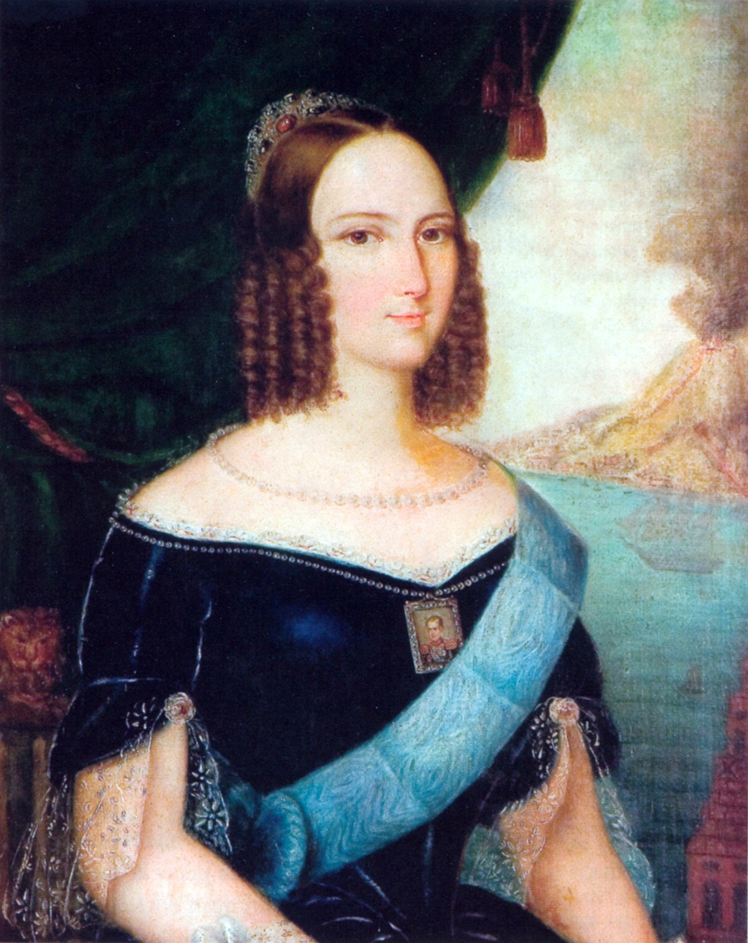 Unfaithful portrait of Brazilian Empress Teresa Cristina (1822–1889)