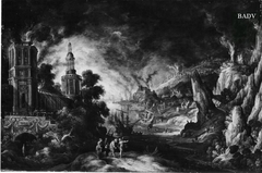 Untergang von Sodom und Gomorrha by Kerstiaen de Keuninck