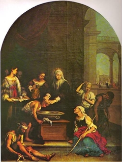 Saint Elisabeth of Hungary healing the poor