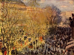 Boulevard des Capucines in Paris by Claude Monet