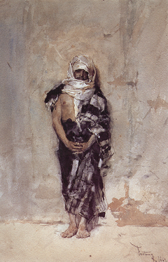 Moroccan Man by Marià Fortuny