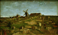 View of Montmartre with Windmills