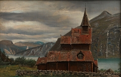 Urnes Stave Church in Sogn by Knud Baade