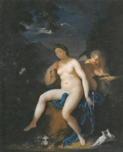 Venus and Amor, after Adriaen van der Werff