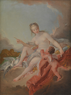 Venus og Amor by Anton Müller