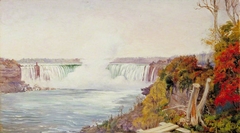 View of Both Falls of Niagara