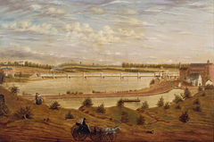 View of the New Brunswick Railroad Bridge by John Jesse Barker