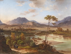 View of Villach by Jakob Canciani