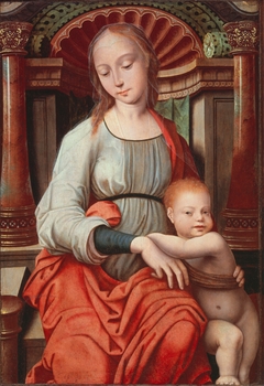 Virgin and child by Master of the Mansi Magdalen