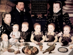 William Brooke, 10th Lord Cobham, and his family