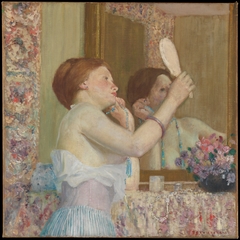 Woman with a Mirror (Femme qui se mire) by Frederick Carl Frieseke