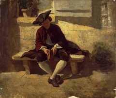 Young Man with a Book by Jean-Louis-Ernest Meissonier