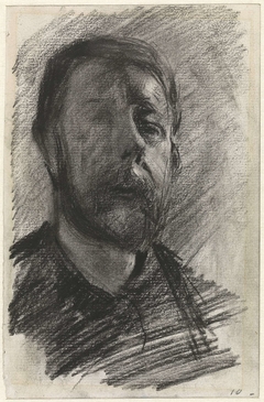 Zelfportret van George Hendrik Breitner by George Hendrik Breitner