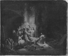 Zigeuner mit ihrer Beute by Johann Georg Trautmann