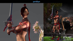 3D Eve Lady Warrior – 3d character development and Character Animation for Games