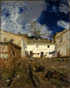 A Patio in Granada by Marià Fortuny Marsal