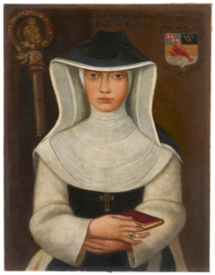 Äbtissin Maria Benedicta II, geb. Krebs, letzte Äbtissin von Wonnenthal by an unknown artist