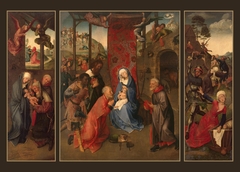 Adoration of the Magi (Triptych) by Hugo van der Goes