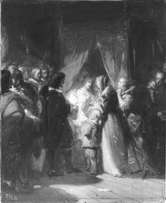 Anno 1672. Cornelis de Witt wordt tot herroeping van de Akte van Seclusie gedwongen by Johannes Hinderikus Egenberger