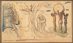 Astronomy, History and Geography by Edvard Munch