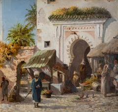 At Tangier by Frederick Henry Howard Harris