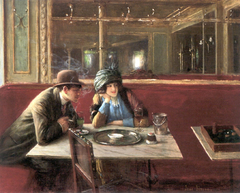 Au Café by Jean Béraud