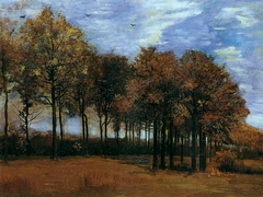 Autumn landscape by Vincent van Gogh