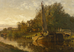 Bij de witte brug by Willem Bastiaan Tholen