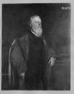 Bildnis eines Herren mit Pelzmantel by Franz von Lenbach