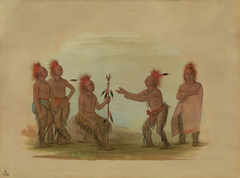 Black Hawk and the Prophet - Saukie by George Catlin