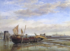 Boat, near Venice by Edward William Cooke