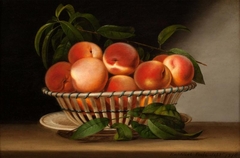 Bowl of Peaches by Raphaelle Peale