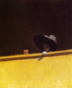 Box Seats at the Theater, the Gentleman and the Lady by Félix Vallotton