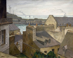 Brest, l'entrée de la Penfeld by Robert Louis Antral