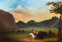 Buffalo Hunt by Alfred Jacob Miller