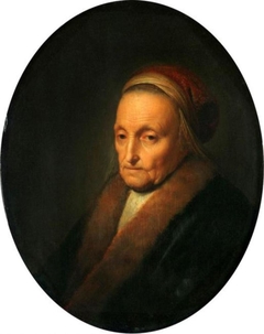 Bust of Rembrandt's Mother by Gerrit Dou