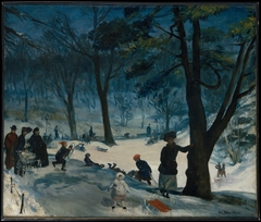 Central Park, Winter by William Glackens