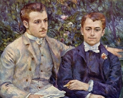 Charles et Georges Durand-Ruel by Auguste Renoir