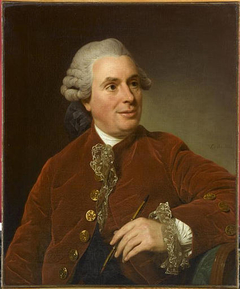 Charles-Nicolas Cochin (1715-1790) by Alexander Roslin