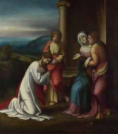 Christ taking Leave of his Mother by Antonio da Correggio