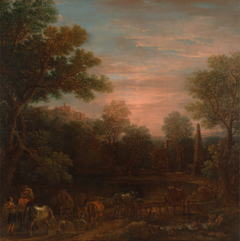 Classical Landscape: Evening by John Wootton