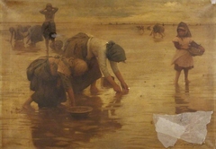 Cockle Gatherers by Arthur Hacker