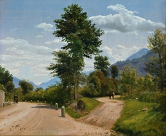 Country Road in the Sabine Hills by P C Skovgaard