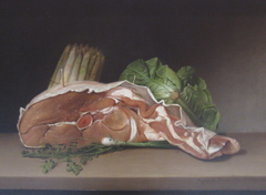 Cutlet and Vegetables by Raphaelle Peale