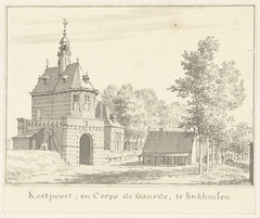 De Keetpoort te Enkhuizen by Cornelis Pronk