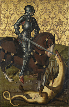 Der Heilige Georg als Drachentöter by Friedrich Herlin