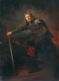 Der Schauspieler Alois Wohlmuth als Richard III.