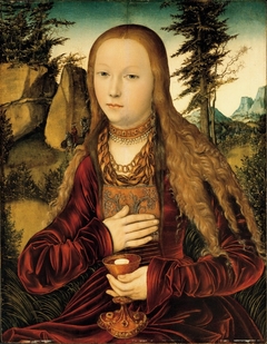 Die Heilige Barbara by Lucas Cranach the Elder